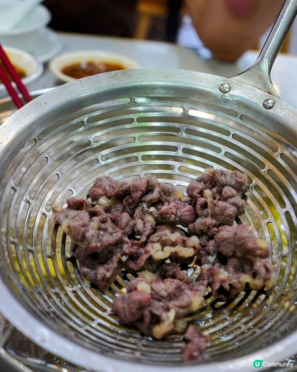 深圳￥170食匙柄吊龍五花趾牛肉火鍋！