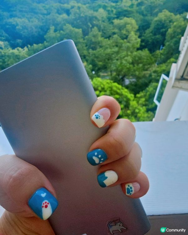好用心的手繪美甲