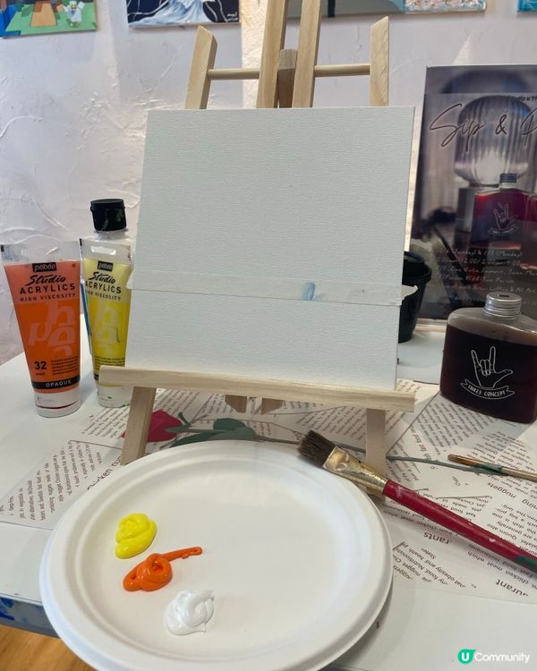 飲住咖啡畫畫🎨✍🏻唔錯嘅體驗📌