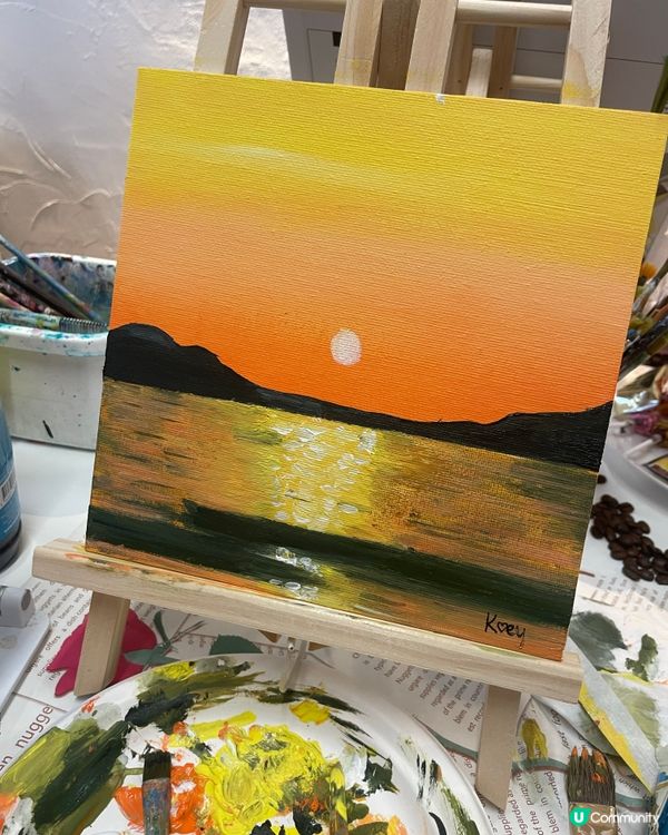 飲住咖啡畫畫🎨✍🏻唔錯嘅體驗📌