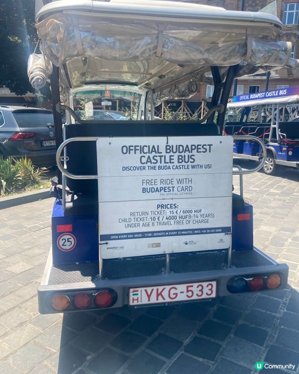 布達佩斯城堡山遊覽車