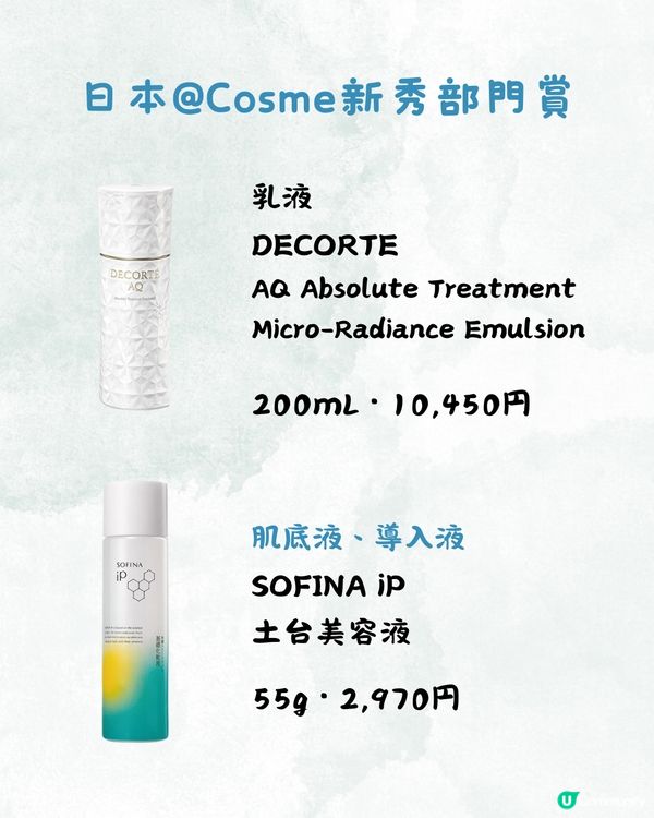 @Cosme 2024上半年美妝大賞🏅香港日本排名一齊睇❗️