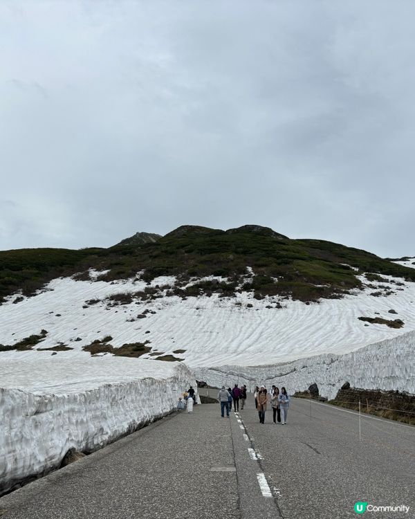 立山黑部🏔️  終於睇到啦！🤩