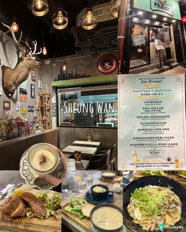 上環悉心裝修西餐小店🪄