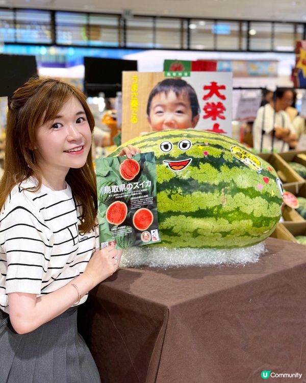 😍 西瓜巨大化!!! 鳥取西瓜美味しい