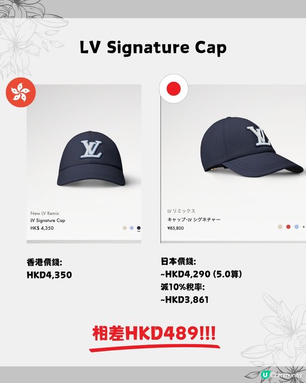 日本必買名牌🛍️16款帽價錢比較👒Dior人氣漁夫帽差價$2000‼️Lisa同款$3500有找😳