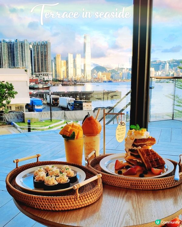 人氣韓國Café☕️🍊Terrace in seaside