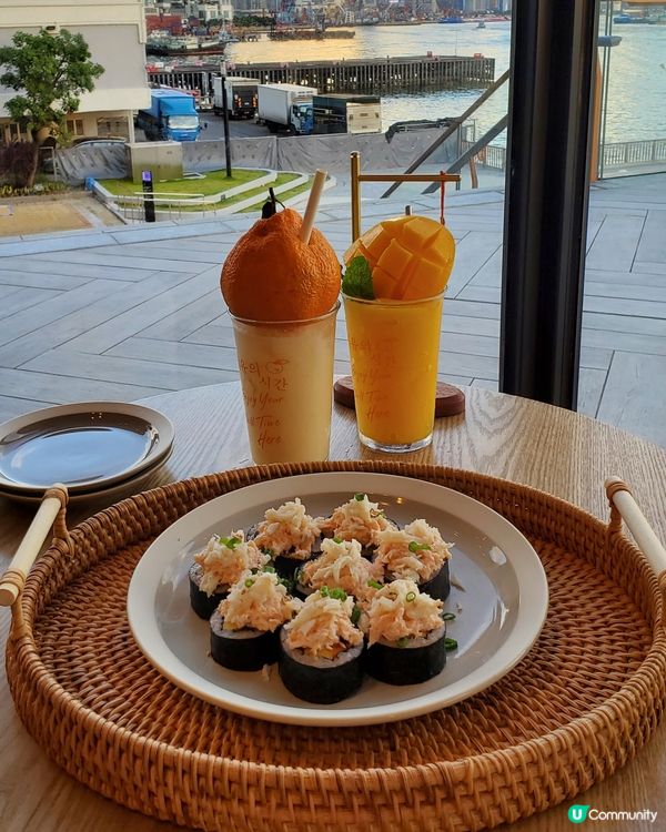 人氣韓國Café☕️🍊Terrace in seaside