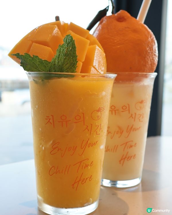 人氣韓國Café☕️🍊Terrace in seaside