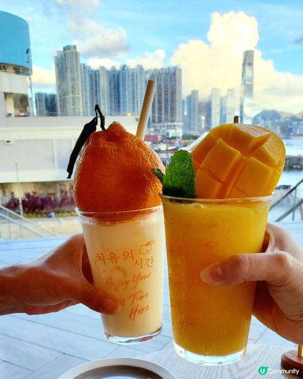 人氣韓國Café☕️🍊Terrace in seaside