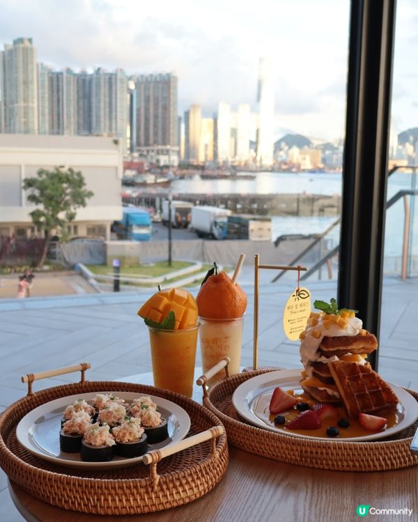 人氣韓國Café☕️🍊Terrace in seaside