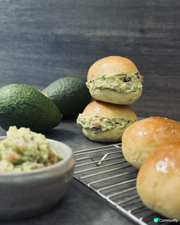食史廚房@低糖無油Double Avocado Buns💚