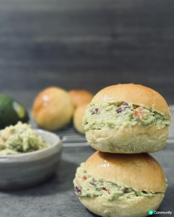 食史廚房@低糖無油Double Avocado Buns💚