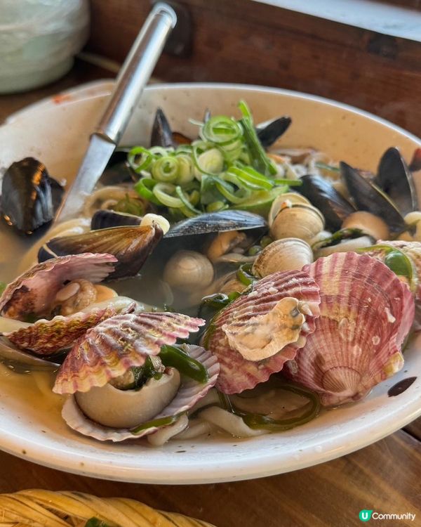 釜山廣安里-海鮮總匯刀削麵