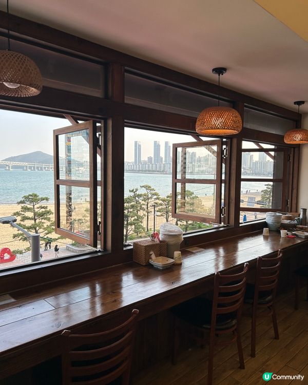 釜山廣安里-海鮮總匯刀削麵