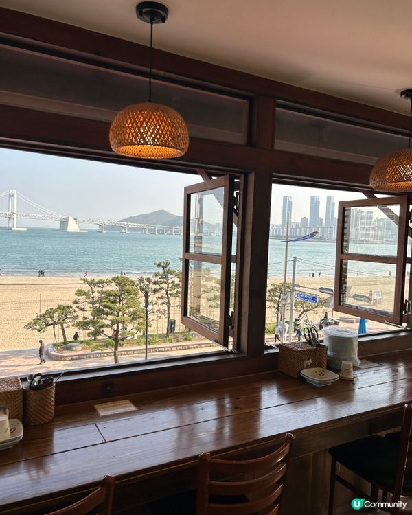 釜山廣安里-海鮮總匯刀削麵