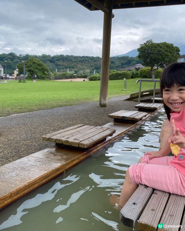 鹿兒島之旅，好多景點都有提供免費溫泉足浴，雖然天氣麻麻地，成...