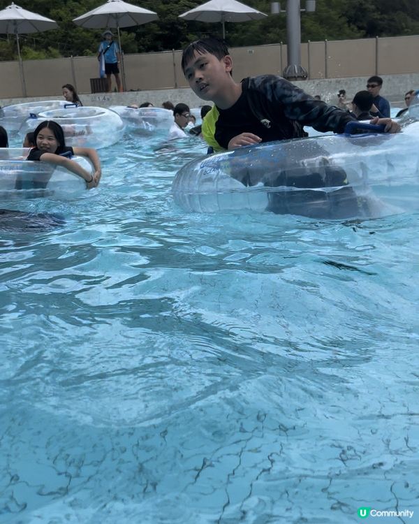 香港海洋公園水上樂園非常合適一家大細遊玩！一年四季眼水不二之...