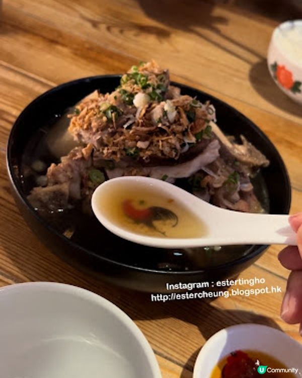 印尼地道 💕 牛骨湯飯。印尼牛丸粉