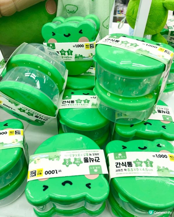 💚🐸 韓國DAISO新出 雨後小青蛙系列