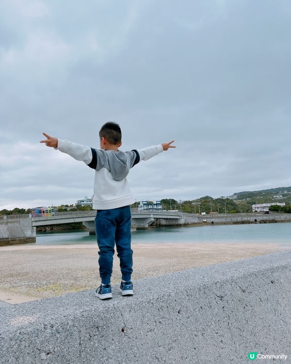 沖繩貓貓島。奧武島。必食天婦羅