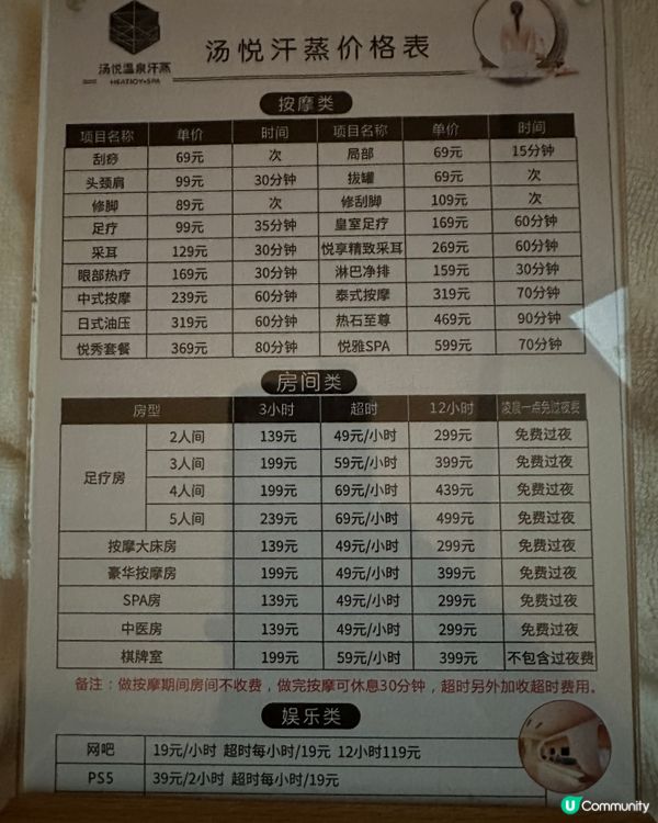 深圳人氣玩樂汗蒸按摩店