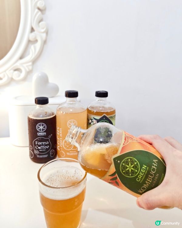 發酵康普茶💗一飲傾心喔🥰細膩嘅天然氣泡🫧夾著紅茶濃香,略帶酸...