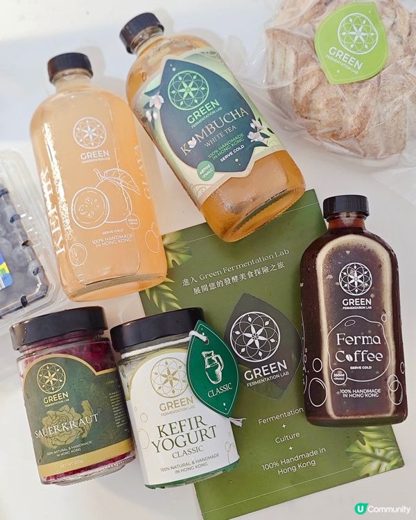 發酵康普茶💗一飲傾心喔🥰細膩嘅天然氣泡🫧夾著紅茶濃香,略帶酸...