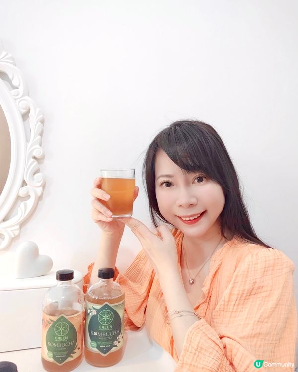 發酵康普茶💗一飲傾心喔🥰細膩嘅天然氣泡🫧夾著紅茶濃香,略帶酸...