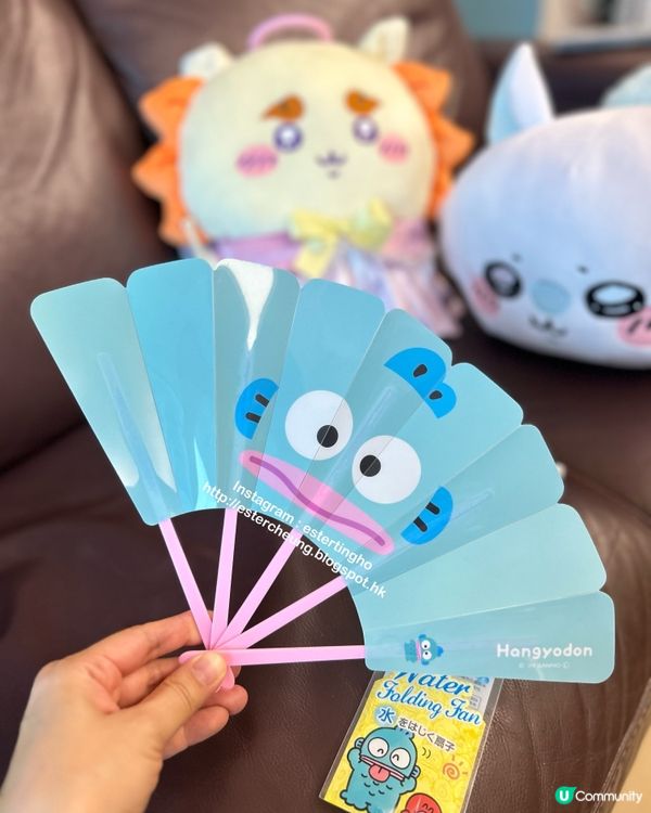 平靚正又實用 💕 100yen 水怪摺扇