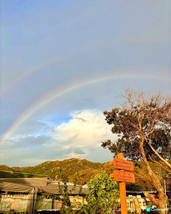 雨後雙彩虹🌈🌈