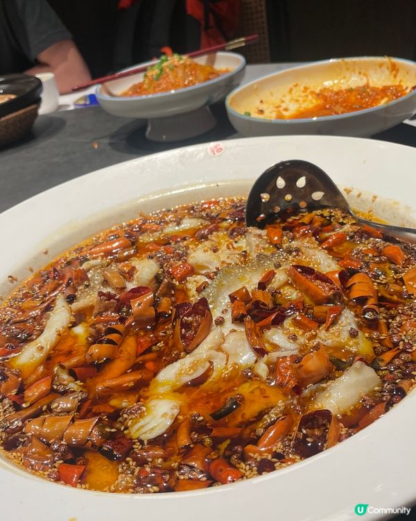 深圳一品紅，喜歡食辣可以試。除了水晶粉皮夠Q彈，仲有口水雞辣...