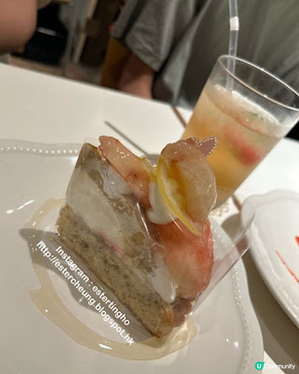 季節限定 🍑 白桃芝士撻 🍰 白桃茉莉冰茶 🍹