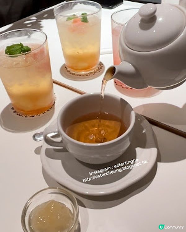 季節限定 🍑 白桃芝士撻 🍰 白桃茉莉冰茶 🍹