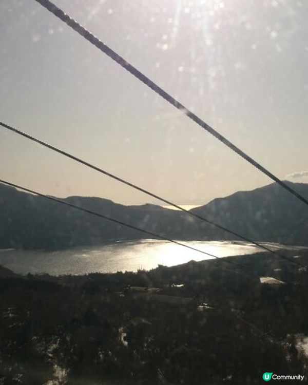 富士山,河口湖坐䌫車欣賞日落美景!回程坐飛機俯瞰富士山口非常...