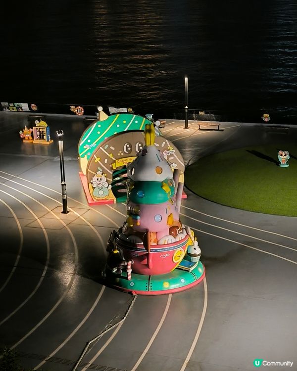 觀塘海賓公園美麗的夜景~夕陽西下的維多利亞港~大嶼山天壇大佛...