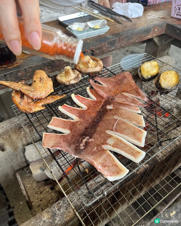 分享一下夏日福岡自駕遊 去了島原自助燒海鮮超豐富,如果加上麒...