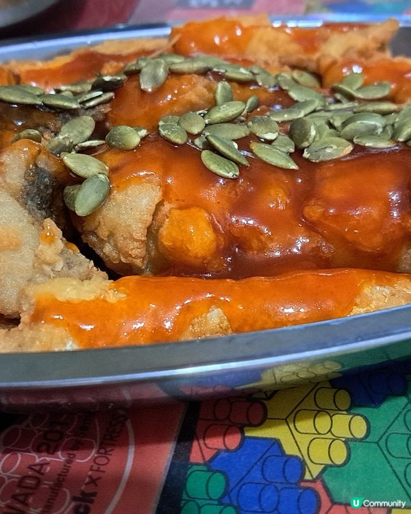 南瓜子炸原條黄魚