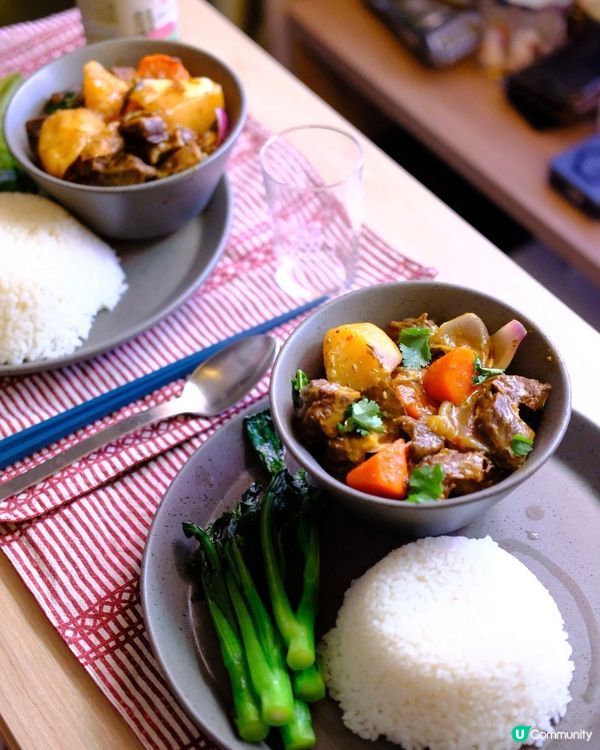 👩🏻‍🍳咖哩薯仔炆牛腩✨詳細食譜