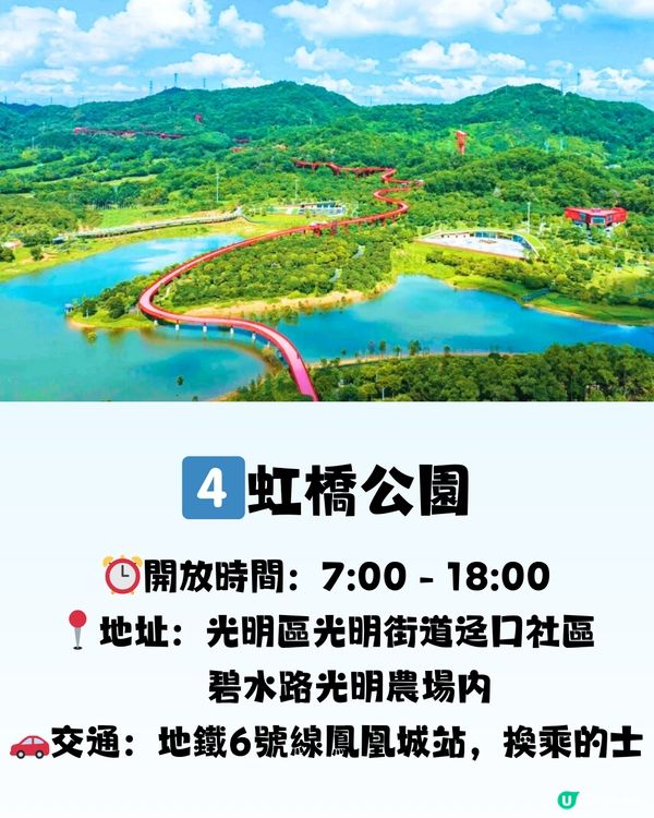 深圳必打卡8大棧道🗺️👟天空之鏡/森林長廊/森林「紅絲帶」🎀