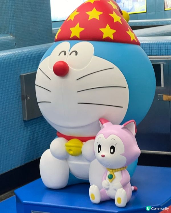 多啦A夢港鐵免費睇雕塑！🤩
