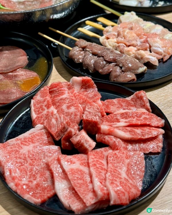 日本鹿兒島A4薩摩和牛🥩燒肉+涮涮鍋2小時任飲任食