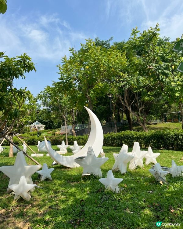 天水圍花海🌺還有星星💫月亮🌙恐龍蛋呀🥚