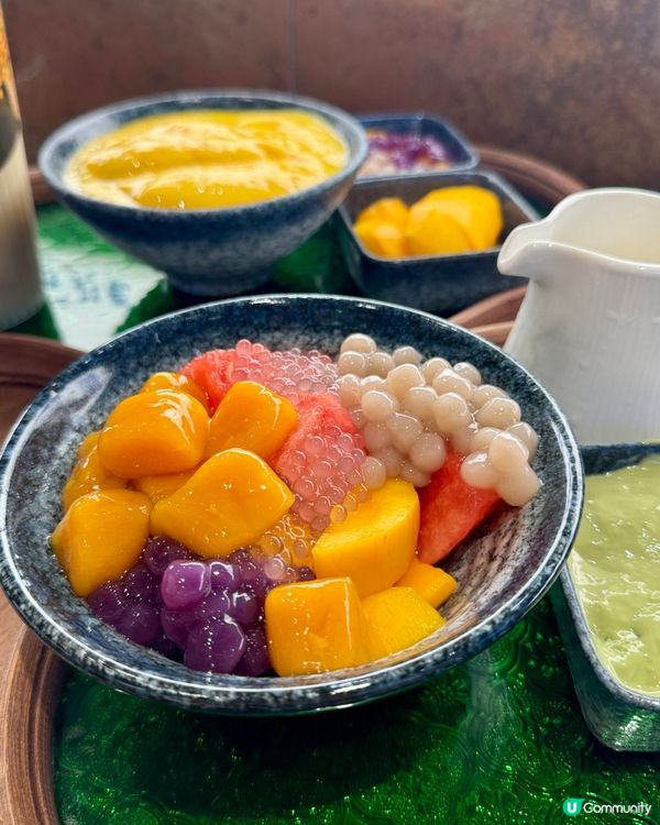 蓮塘必試純手工芋圓燒 鮮榨芒果新鮮香甜🥭