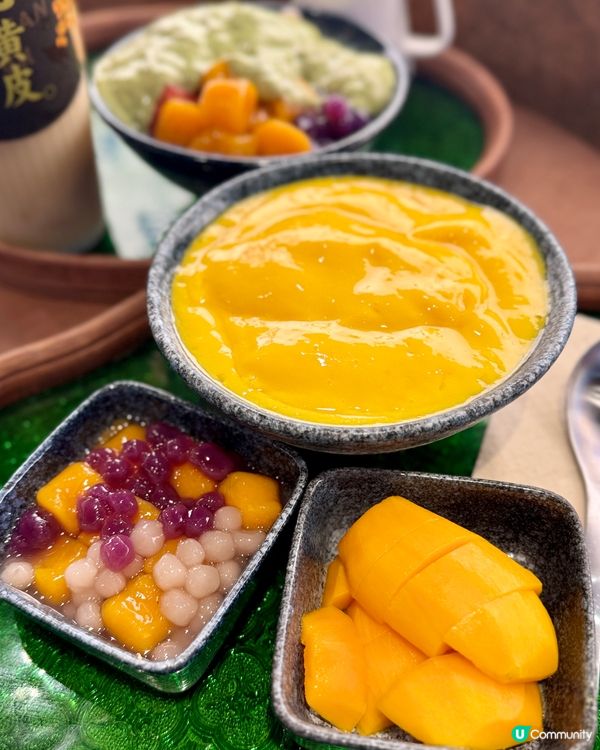 蓮塘必試純手工芋圓燒 鮮榨芒果新鮮香甜🥭