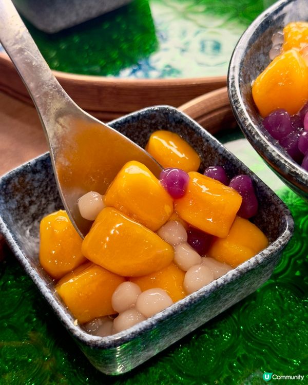 蓮塘必試純手工芋圓燒 鮮榨芒果新鮮香甜🥭