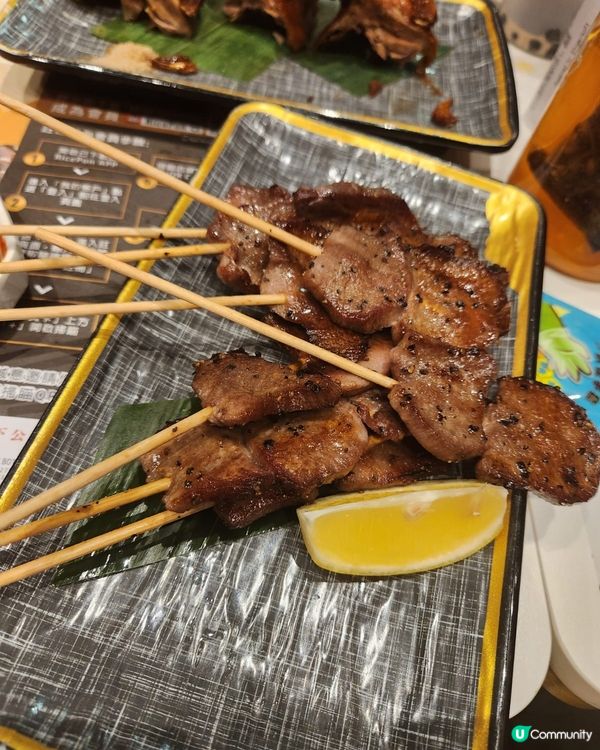 觀塘 大喜屋，任食放題，款食多，又夠熱，串燒、天婦羅、榴連等...