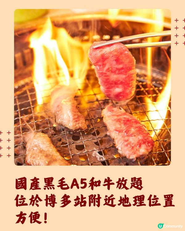 福岡必食燒肉6選🇯🇵A5黑毛和牛放題😍低至$2xx‼️附預約連結