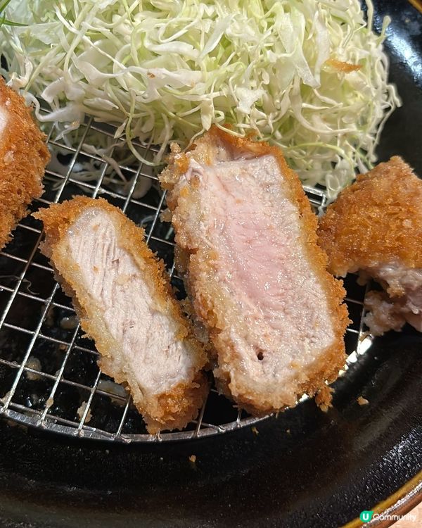 圖中呈現的是一道日式炸豬排料理，也稱為"Tonkatsu"。...