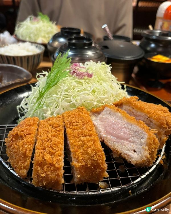 圖中呈現的是一道日式炸豬排料理，也稱為"Tonkatsu"。...